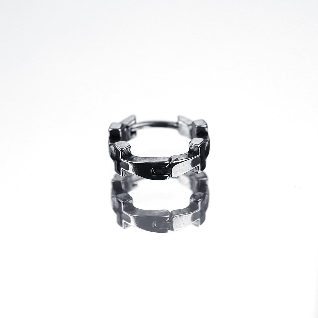 Star & Cross Stainless Steel Clicker