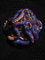Handmade 35mm Eldritch Tentacle D6 Dice | Cthulhu Monster Eye Resin Die | Lovecraftian Dark Fantasy RPG Tabletop