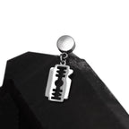 PAIR OF Blade Pendant Externally Threaded Stainless Steel Ear Studs
