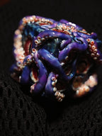 Handmade 35mm Eldritch Tentacle D6 Dice | Cthulhu Monster Eye Resin Die | Lovecraftian Dark Fantasy RPG Tabletop