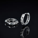 Vintage Vine Pattern Stainless Steel Earrings