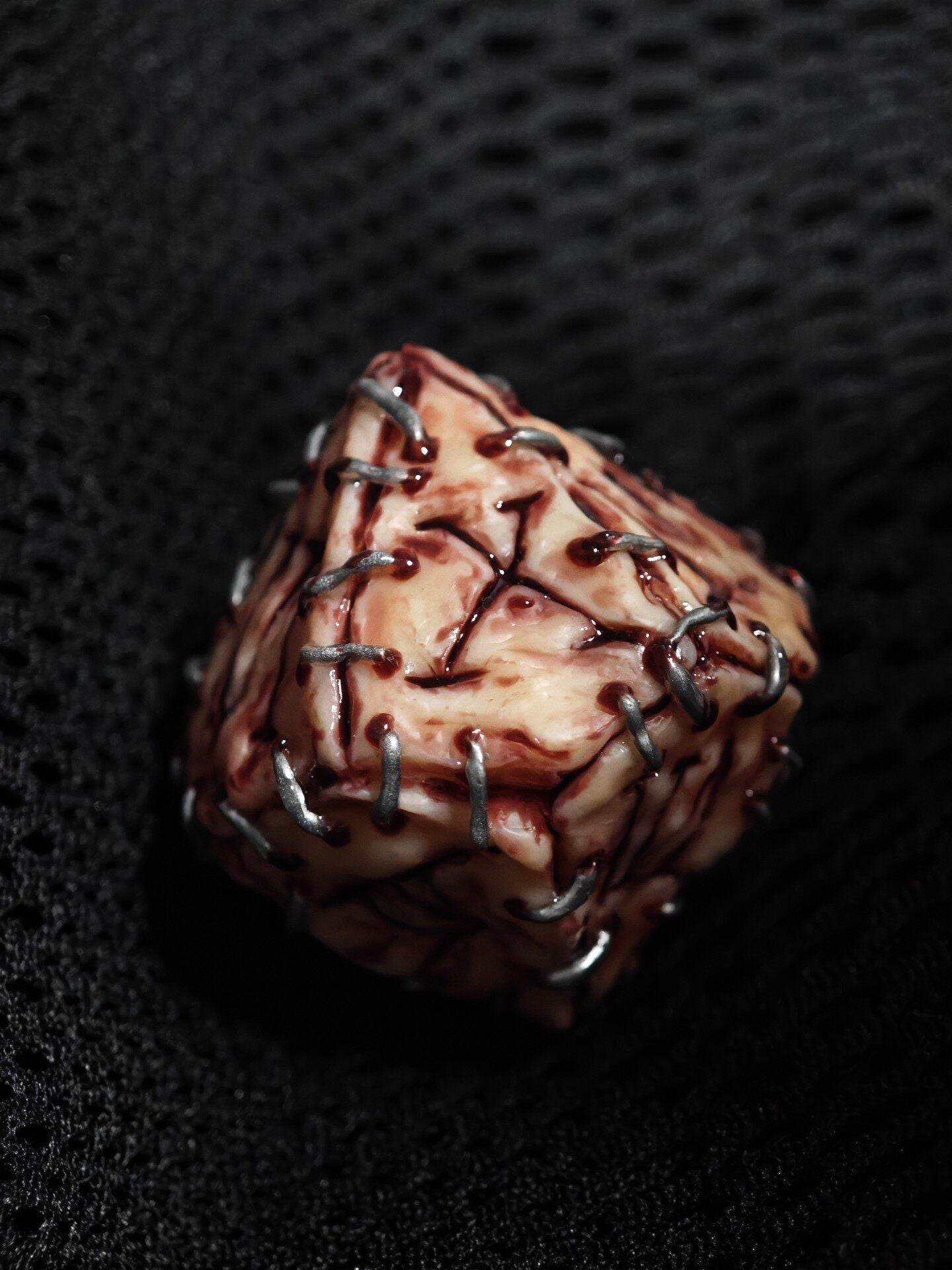 Giant 50cm Handmade "Prison Realm" Cursed Object Sculpture | Gory Flesh & Blood Monster Eye Resin Replica