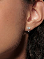 Titanium Double CZ Horseshoe Ring | Hypoallergenic Healing Cartilage Earring