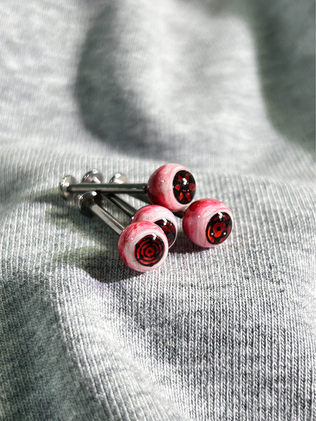 Cthulhu Eye - Sharingan Awakened Bloodline | Ear/Tongue Titanium Studs