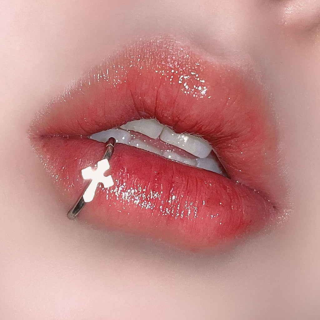 316L Surgical Steel Shaped Seamless Ring - Cross, Star & Heart Hinged Lip Hoop