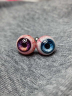 (Bloody Veined Version) Realistic Lifelike Eyeballs | Ear/Tongue/Lip Studs