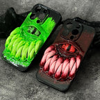 "The Devourer" 3D Big Mouth Monster Phone Case | Realistic Teeth & Cyclops Eye Art