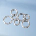 ASTM F136 Titanium Sleeper Hoop - Seamless Healing Clicker for Cartilage, Nose & Lip