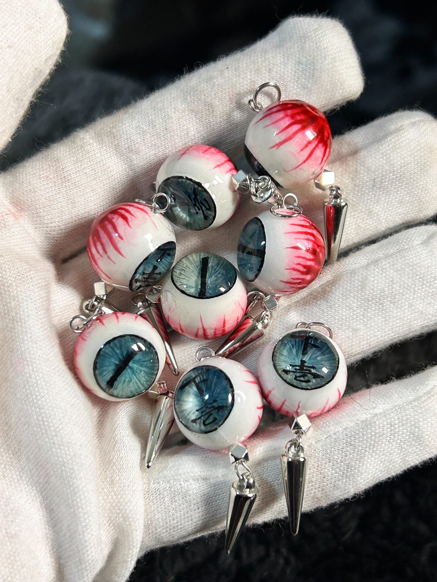 Hypnotic Nightmare | Lower Rank One Enmu Inspired Eyeball Earrings