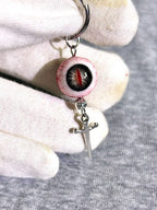 Vampire's Gaze | Gothic Bloodshot Slit Pupil Dagger Earrings