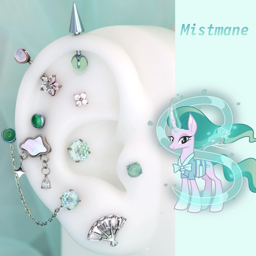 Ensemble d'accessoires pour oreilles de la série Rarity de My Little Pony