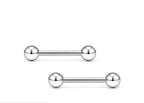 Hypoallergenic Titanium Barbell - For Tongue, Nipple & Ear Piercings