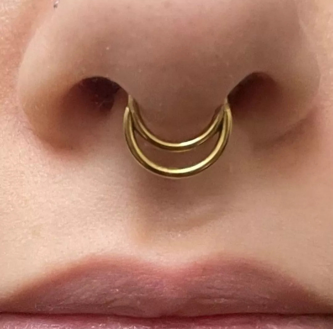 ASTM F136 Titanium Hinged Segment Ring - Seamless Septum & Cartilage Hoop