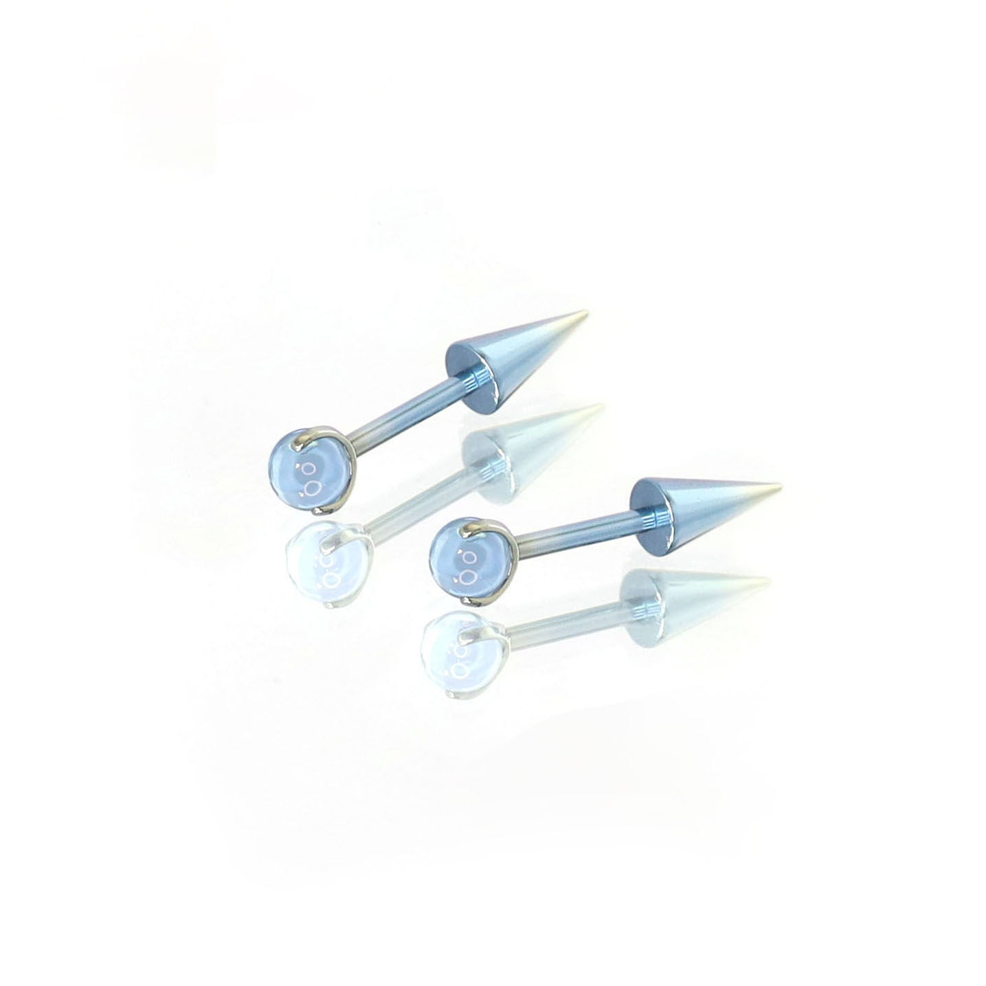 MLP Titanium Demon Ear Stud | Gothic Cartilage Piercing | Devil Wing Helix Earring