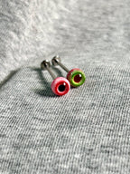 Handcrafted Titanium Monster Eyeball Piercing | Gothic Labret Stud
