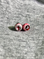 Titanium Glitter Core Eyeball Piercing Stud | Vampire Goth Jewelry