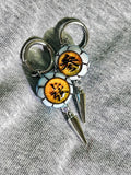 Destructive Death❄️ | Upper Rank Three Akaza Eyeball Earrings