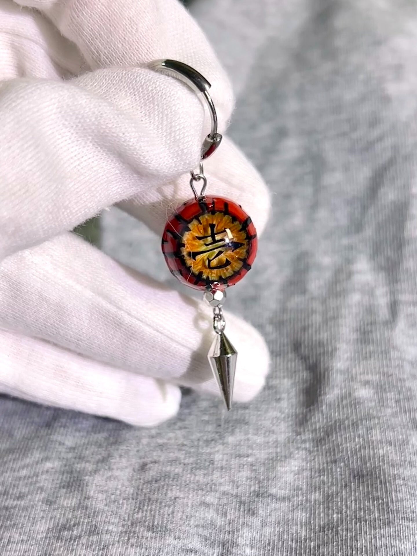 The Primordial Gaze | Upper Rank One Kokushibo Eyeball Earrings