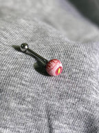 Awakening of the Feral Beast | Titanium Reptile Dragon Eyeball Stud