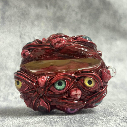 "Oddball Blobs" Creepy Cute 3D Phone Case | Handmade Weirdcore Monster Face & Big Mouth Art