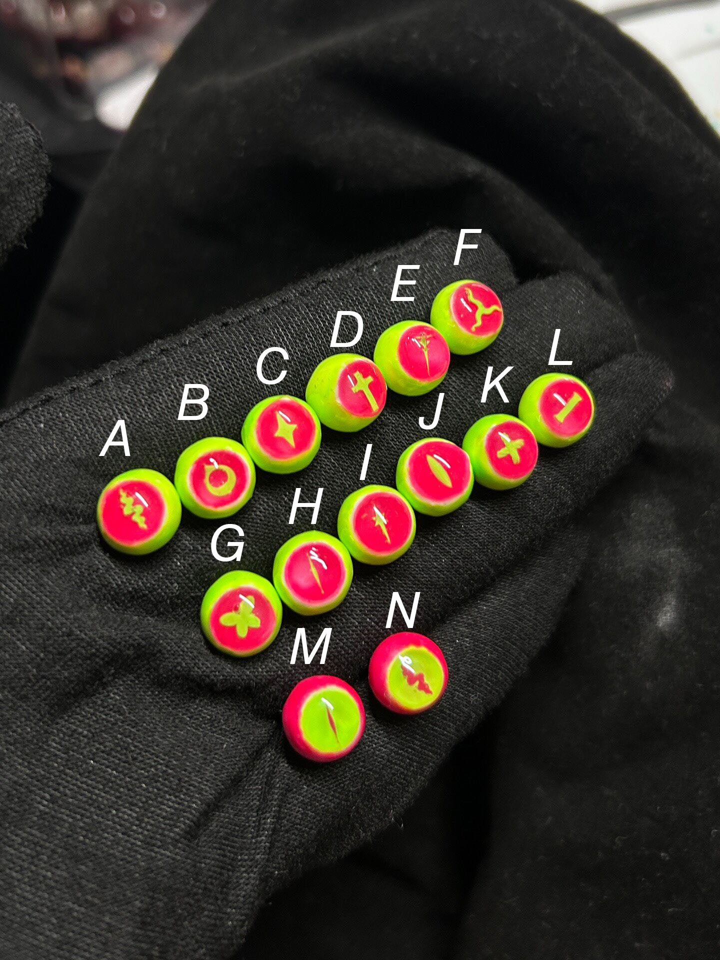 Curse of the Toxic Symbiote | Titanium Neon Cyber-Goth Eyeball Stud