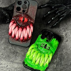 "The Devourer" 3D Big Mouth Monster Phone Case | Realistic Teeth & Cyclops Eye Art