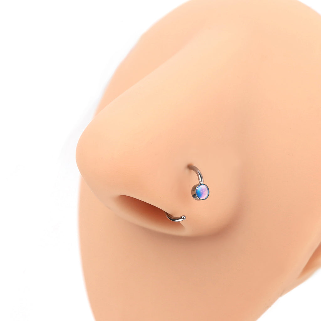 5-Color Fantasy C-Shape Nose Ring Set | Dreamy Open Nostril Hoops (5 Pcs)