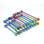 Titanium High Polish Industrial Barbell | Internal Threaded Straight Piercing
