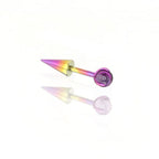 MLP Titanium Demon Ear Stud | Gothic Cartilage Piercing | Devil Wing Helix Earring