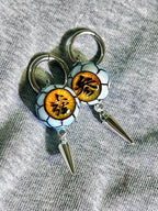 Destructive Death❄️ | Upper Rank Three Akaza Eyeball Earrings