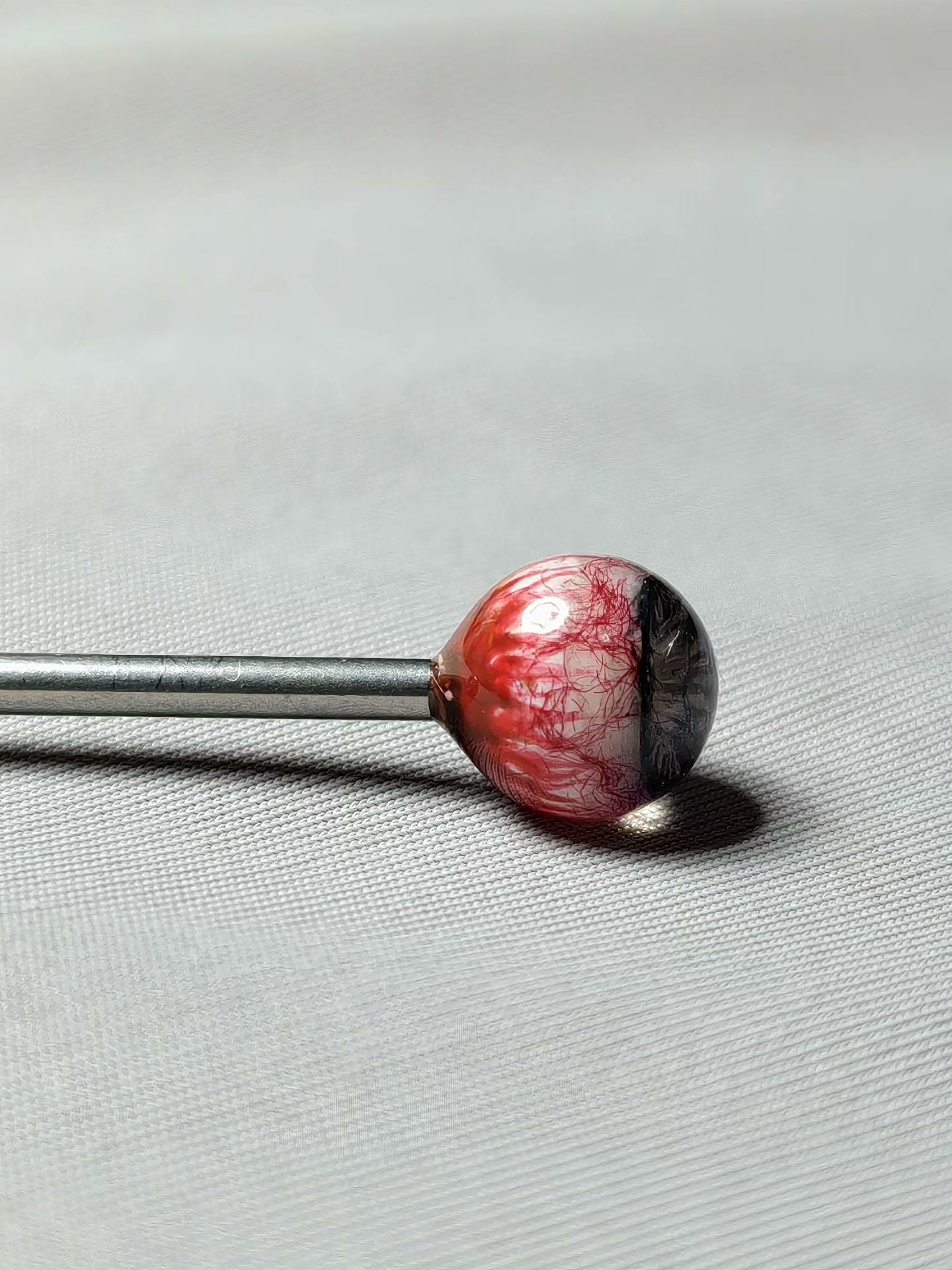 (Bloody Veined Version)Bloodshot Gaze of the Demon Progenitor | Titanium Tongue/Lip/Ear Stud
