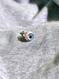 Memories of Snow & The Compass Needle | Titanium Demon Slayer Akaza & Koyuki Eyeball Stud - Crux Jewelry product image 3