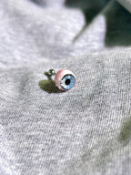 Memories of Snow & The Compass Needle | Titanium Demon Slayer Akaza & Koyuki Eyeball Stud