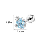 Black & White Multi-CZ Ear Studs