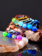 F136 Titanium Jelly 5mm Opal Internally Threaded Stud for Lip, Helix, Tragus & Cartilage