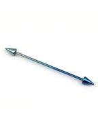 Titanium High Polish Industrial Barbell | Internal Threaded Straight Piercing
