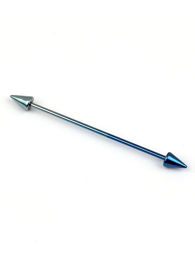 Titanium High Polish Industrial Barbell | Internal Threaded Straight Piercing