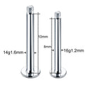 16G 18G Titanium Externally Threaded Replacement Bar | Flat Back Labret Post for Lip & Cartilage
