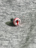 Titanium Glitter Core Eyeball Piercing Stud | Vampire Goth Jewelry