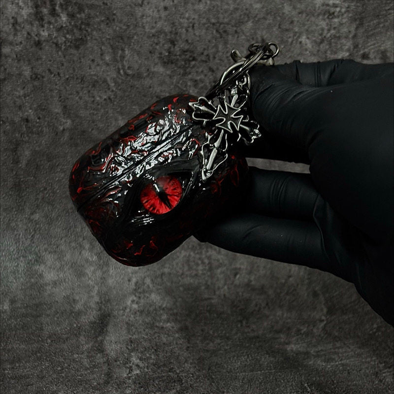"Pocket Monster" 3D Multi-Eye AirPods Case | Handmade Horror Gore & Glow Texture Cover
