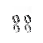 Oil Slick Cross Stainless Steel Earrings - Oil Slick Cross Stainless Steel Earrings - Set by CRUXJEWELRY