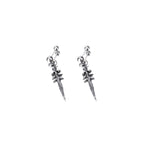 Sliver Dagger Pendant Stainless Steel Ear Studs - Sliver Dagger Pendant Stainless Steel Ear Studs - Set by CRUXJEWELRY