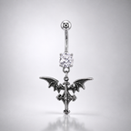 Bat Wing Dangle Belly Ring