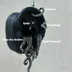 The "Abyss" Collection | Deep Sea Kraken & Tentacle Earrings Stack
