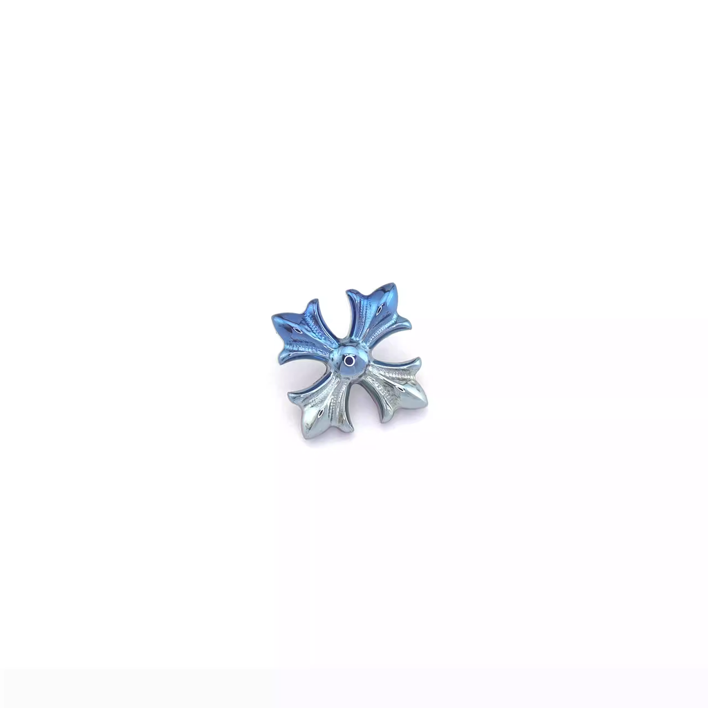 Colorful Punk Engraved Cross Titanium Ear Studs - Colorful Punk Engraved Cross Titanium Ear Studs - Sliver / 6mm by CRUXJEWELRY