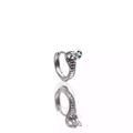 Green CZ Cobra Stainless Steel Earrings - Green CZ Cobra Stainless Steel Earrings - Single by CRUXJEWELRY