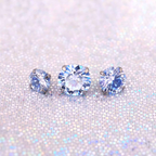 Luxurious Moissanite Flat Back Stud - Brilliant Implant Grade Titanium Ear & Lip Piercing