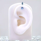 Opal Demon Spike Internally Threaded Titanium Cartilage Studs - Opal Demon Spike Internally Threaded Titanium Cartilage Studs - Pink / 6mm by CRUXJEWELRY