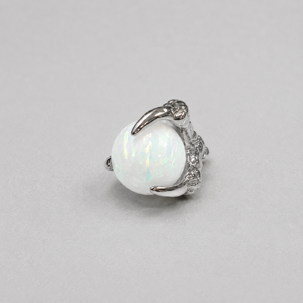 Titanium Fire Opal Dragon-Claw Piercing Top