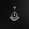 Tassel Dangle S925 Sterling Silver Belly Ring - Tassel Dangle S925 Sterling Silver Belly Ring - 6 mm by CRUXJEWELRY